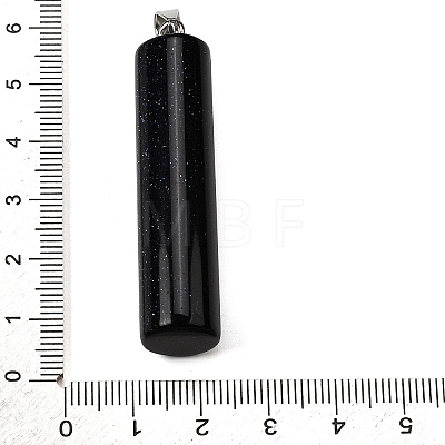 Synthetic Blue Goldstone Big Pendants G-F820-11I-1