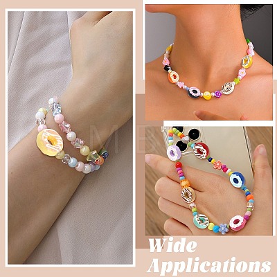 Baking Paint Apaque Acrylic Beads MACR-CJZ0001-06-1