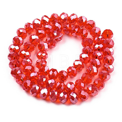 Electroplate Glass Beads Strands EGLA-A034-T3mm-A27-1