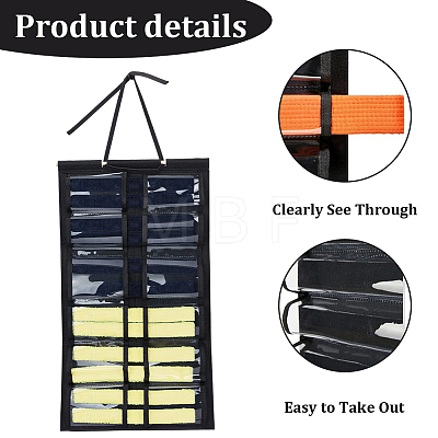 Soft Felt Taekwondo Belt Organizer Display Bags ODIS-WH20009-10A-1