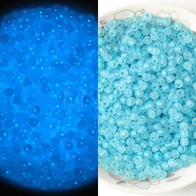 Luminous Translucent Glass Seed Beads PW-WGC2259-09-1