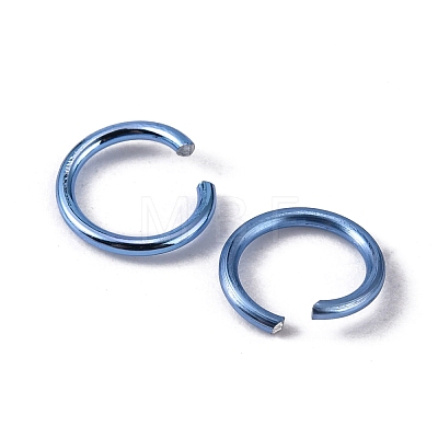 Aluminum Wire Open Jump Rings X-ALUM-R005-0.8x6-19-1