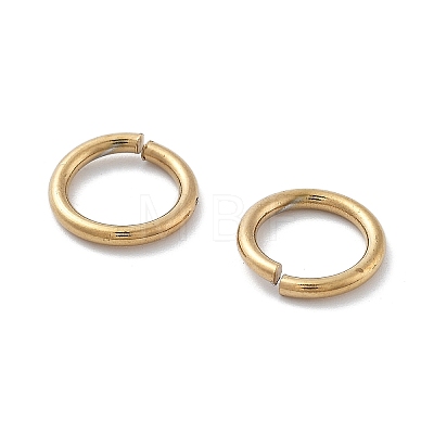 Ion Plating(IP) 304 Stainless Steel Open Jump Rings STAS-M081-02G-02-1