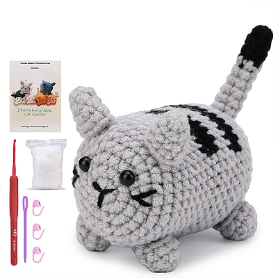 DIY Cat Display Decoration Crochet Kit PW-WGDC289-04-1