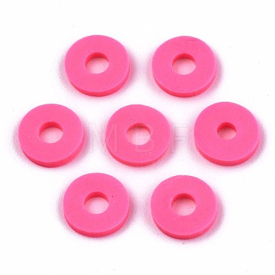 Handmade Polymer Clay Beads X-CLAY-Q251-6.0mm-31-1