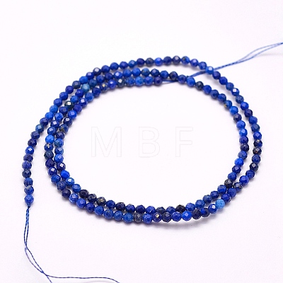 Natural Lapis Lazuli Beads Strands G-D165-A-3mm-1