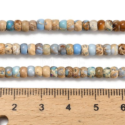 Dyed Natural Imperial Jasper Beads Strands G-P600-A01-01C-1