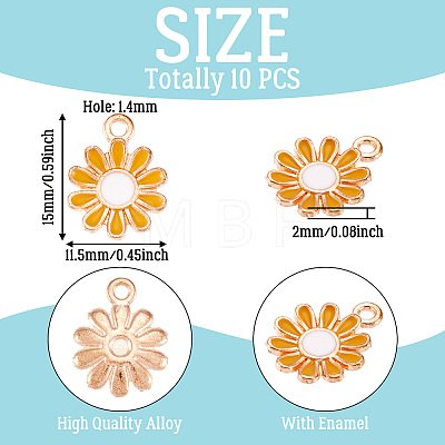 Alloy Enamel Charms PALLOY-TAC0009-57C-1