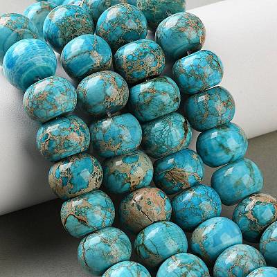 Natural Imperial Jasper Beads Strands G-Z129-A01-03-1
