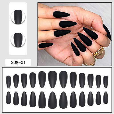 1 Bag ABS Plastic Press On False Nails MRMJ-CP0001-62-1