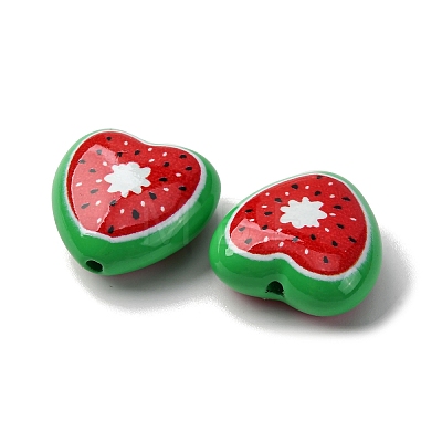 Opaque Acrylic Beads X-MACR-V001-01F-1