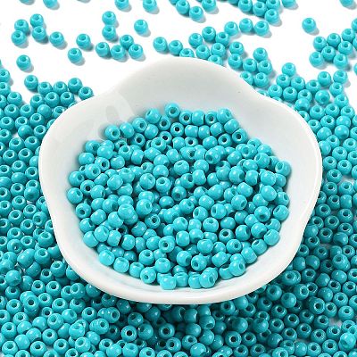 Baking Paint Glass Seed Beads SEED-H002-I-A507-1