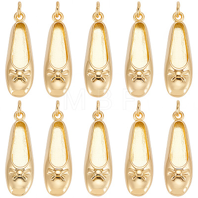 10Pcs Brass Pendants KK-SC0007-87-1