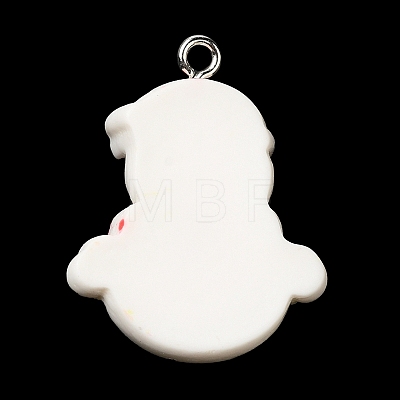 Christmas Opaque Resin Pendants CRES-D016-01H-1