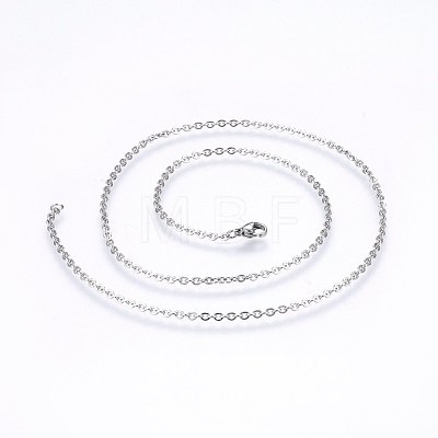 304 Stainless Steel Cable Chains Necklaces NJEW-F226-04P-06-1