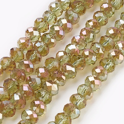 Electroplate Glass Beads Strands LS-GLAA-K027-HR-B03-1