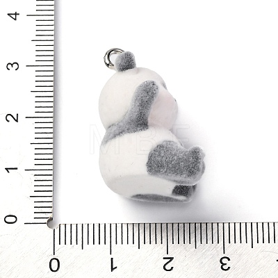 Flocky Animal Acrylic Pendants FIND-S001-06I-1