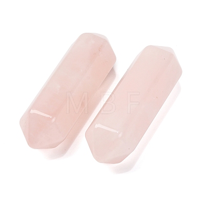 Natural Rose Quartz Double Terminated Points G-C153-01H-1