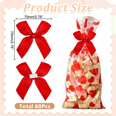 Polyester Bowknot AJEW-WH0459-87A-1-1