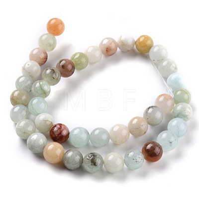 Natural White Jade Beads G-G766-C-26-1
