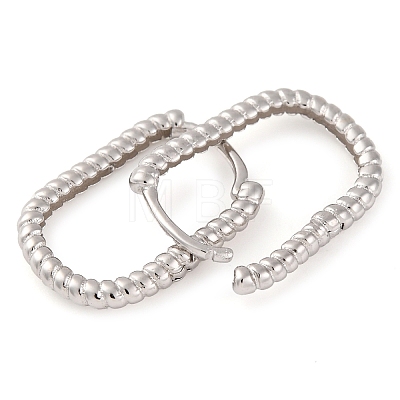 925 Sterling Silver Hoop Earrings for Women STER-U005-15P-1