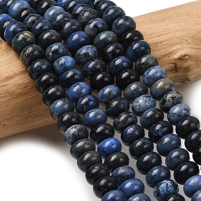 Natural Dumortierite Beads Strands G-A280-A09-01-1