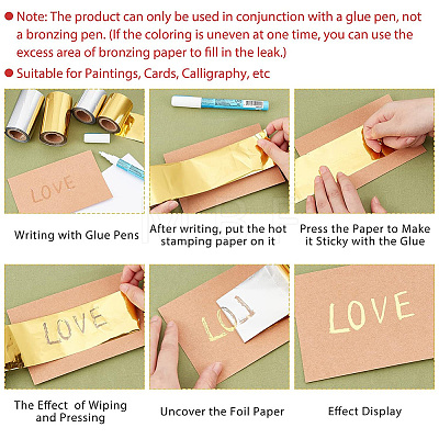 Stamping Foil Paper DIY-WH0430-182B-1
