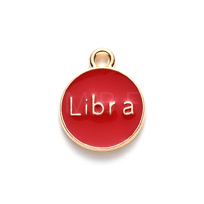 Alloy Enamel Pendants ENAM-S124-01A-07K-1