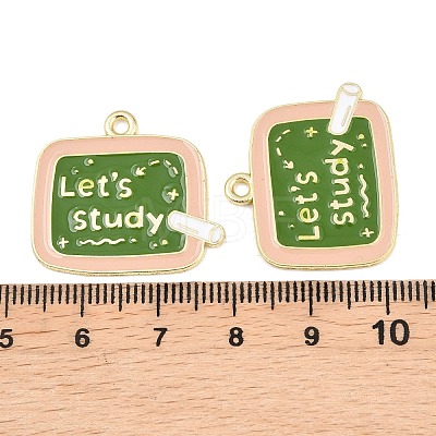 Alloy Enamel Pendants ENAM-L055-01A-02-1
