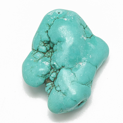 Synthetic Turquoise Pendants TURQ-S286-03-1