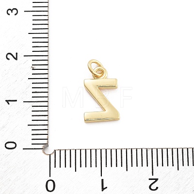 Rack Plating Brass Pendants KK-C065-05Z-G-1