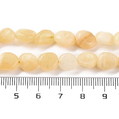 Natural Yellow Jade Beads Strands G-G146-A20-01-1