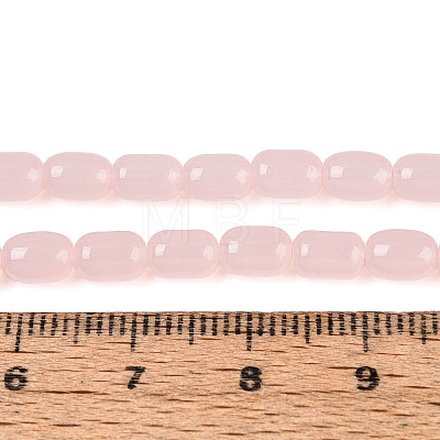 Imitation Jade Glass Beads Strands GLAA-T028-14J-02-1
