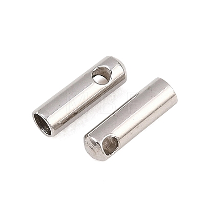 Tarnish Resistant 201 Stainless Steel Cord Ends STAS-E088-1.5mm-1
