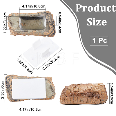 Resin Block Display Decorations DJEW-WH0042-41-1