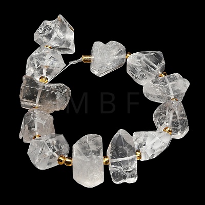 Natural Quartz Crystal Beads Strands G-F833-S01-01-1