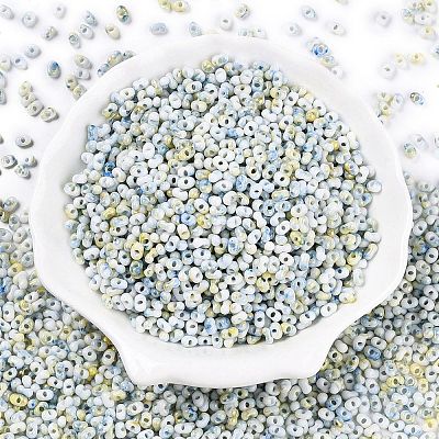 Baking Paint Glass Seed Beads SEED-C003-01N-1