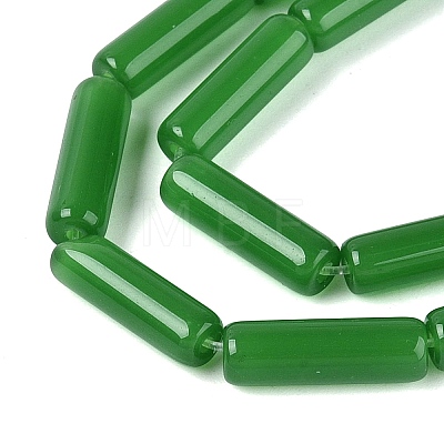 Imitation Jade Glass Beads Strands GLAA-N070-01A-B05-1
