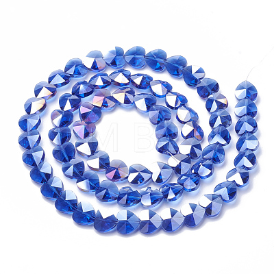 Electroplate Glass Beads X-EGLA-Q091-10mm-A07-1