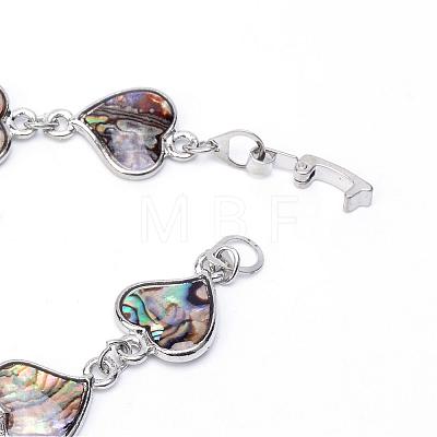 Sea Shell Beads Beaded Bracelets BJEW-S121-1