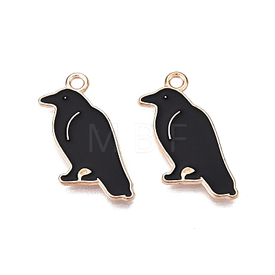 Halloween Theme Alloy Enamel Pendants X-PALLOY-N176-45-RS-1