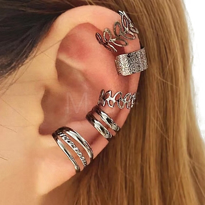 Alloy Cuff Earrings PW-WG55482-02-1