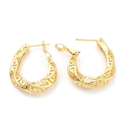Brass Stud Earring Findings EJEW-O106-05G-1