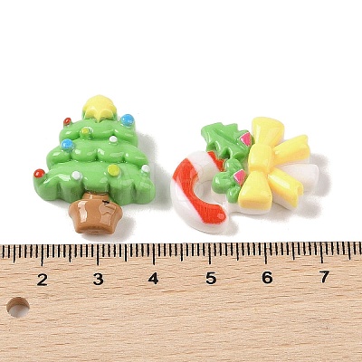 Christmas Opaque Resin Decoden Cabochons RESI-S391-06-1