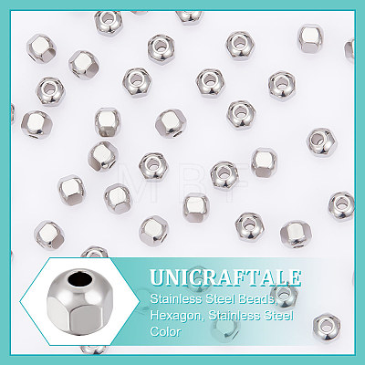 Unicraftale 201 Stainless Steel Beads STAS-UN0052-72-1