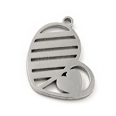 Non-Tarnish 304 Stainless Steel Pendants STAS-E159-05P-1