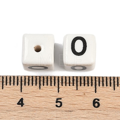 Porcelain Beads X1-PORC-R003-08O-1