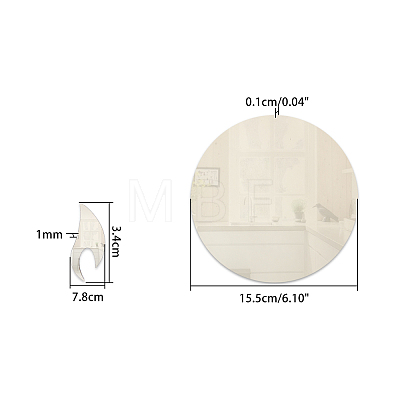 Acrylic Self Adhesive Furniture Films DIY-WH0168-72B-1