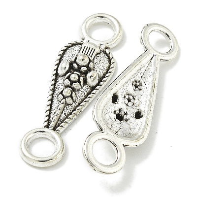 Tibetan Style Alloy Connector Charms TIBE-I026-5962AS-1