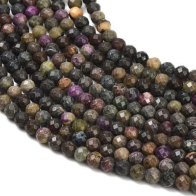 Natural Atlantisite Stichtite Beads Strands GG-CBA3921-A01-4mm-1